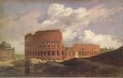 Achille-Etna Michallon View of the Colosseum at Rome (mk05) oil painting on canvas